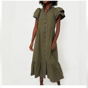 Tuckernuck Olive Green Alice Dress